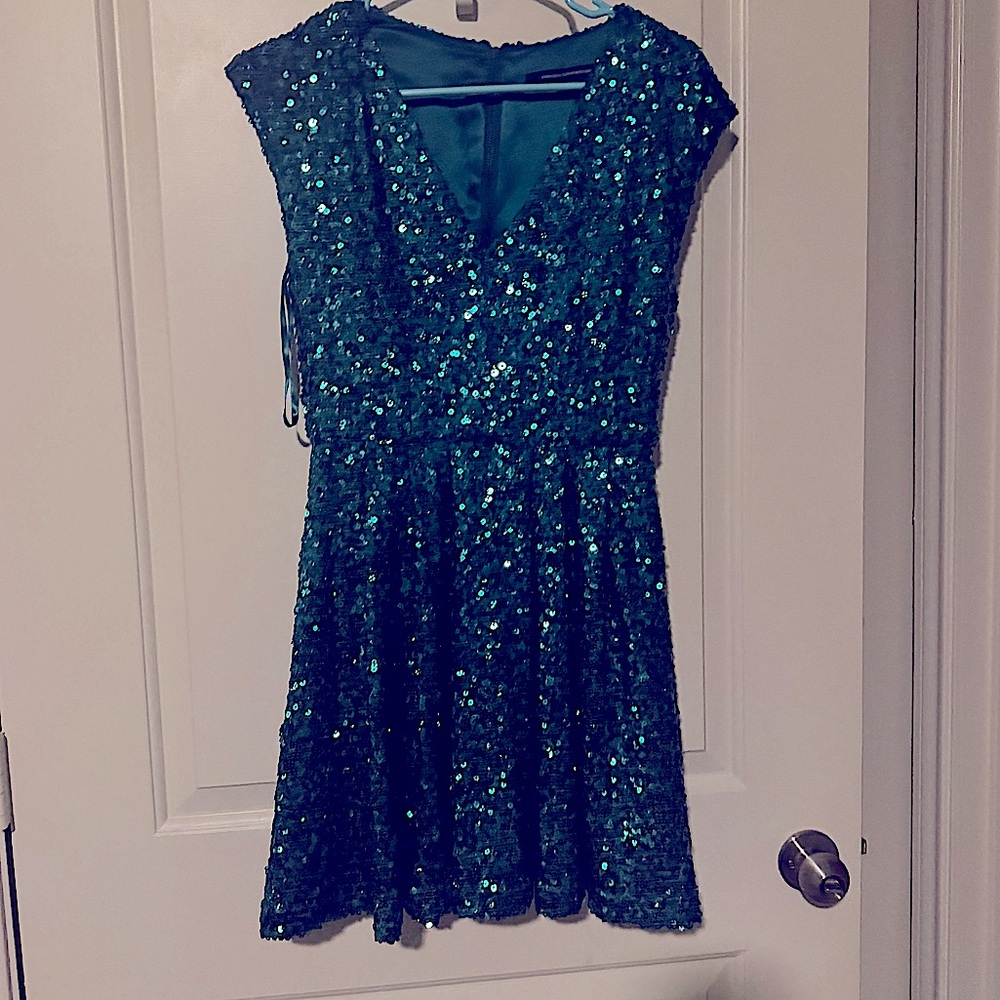 French Connection Emerald Green Dress size 4